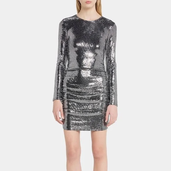 L’agence Silver Sunny Mini Dress